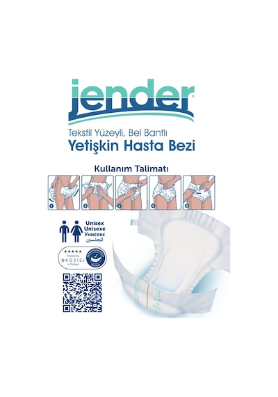 Jender Hasta Alt Bezi XL 30'Lu x 4 120 Adet