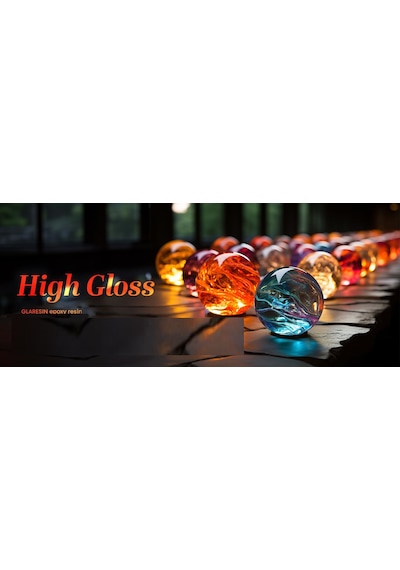 Glaresın Clear Epoxy Resın Ultra Şeffaf Hızlı 3 Kg Hobby Sanat Art Tepsi İnce Döküm Epoksi Reçine Kıt