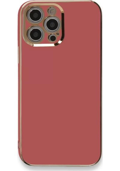Newface Apple İphone 12 Pro Kılıf Volet Silikon - Kırmızı