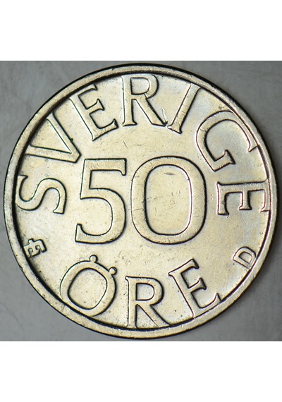 İsveç 50 Öre 1991.