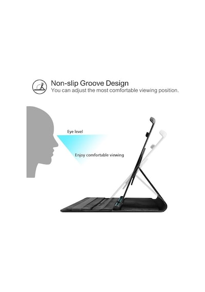 Huawei Uyumlu Matepad T10S Tablet Kılıfı 10.1" Standlı 360° Dönebilen