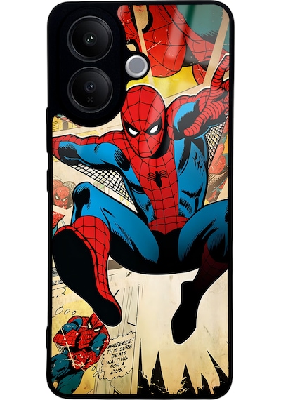 Vivo V60 Lite Spider-man Örümcek Adam Tasarımlı Glossy Telefon Kılıfı Çok Renkli