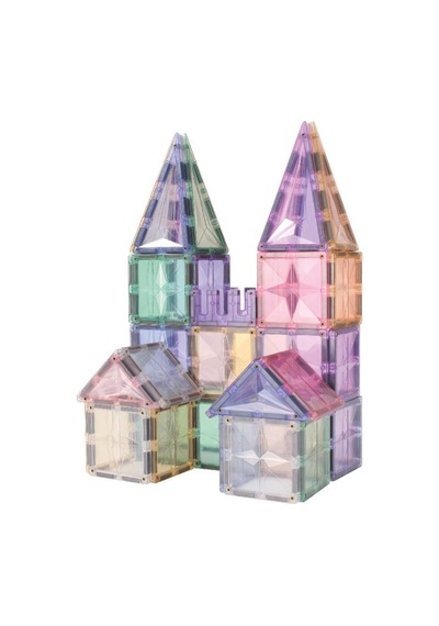 Cleverclixx Large Creative Pack Manyetik Bloklar, Pastel 125 Parça