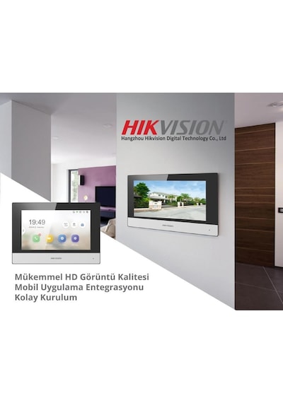 Hikvision Ds-Kh6320-Wte1 7 Tft Iç Mekan Ip Görüntülü Diafon Ekran