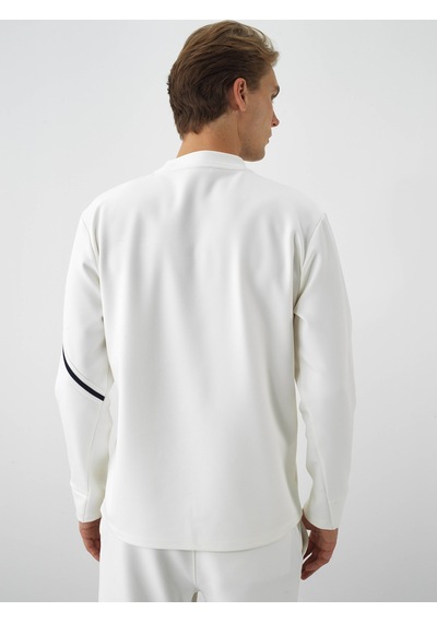 Xint Ekru Esnek Dokulu Regular Fit Sweatshirt 300338