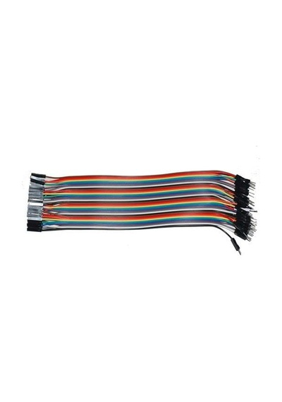 Sanec 40 Adet Erkek-erkek Jumper Kablo 20 Cm