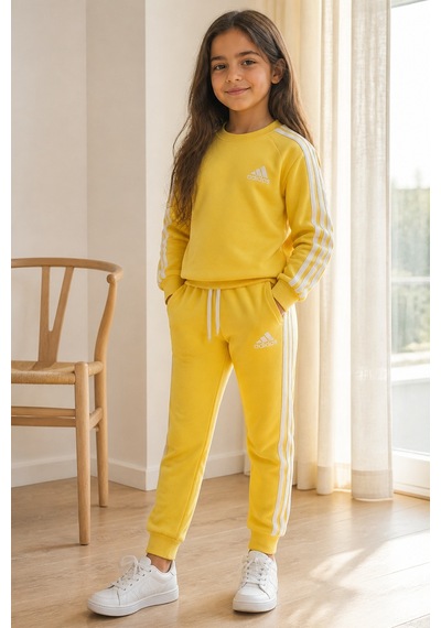 Eray Alp Kids Kız Çocuk Sarı Şeritli Takım