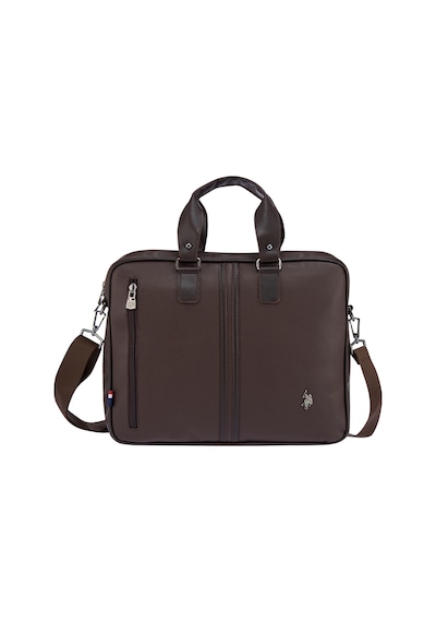 U.s. Polo Assn. 6752 Omuz Askılı Laptop Çantası Evrak Çantası Kahverengi Kahverengi