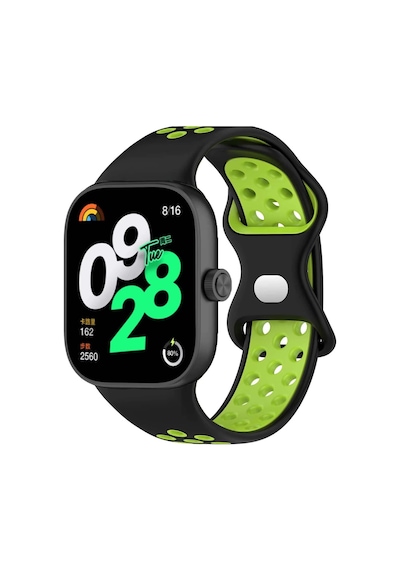Xiaomi Redmi Watch 5 Rainbow Gently Band Kordon Beyaz Siyah Redmi Watch 5 İle Uyumlu Kordon - Beyaz - Siyah Çok Renkli