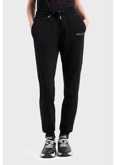 Armani Exchange Bayan Pantolon 8nypba Yje5z 52ak Siyah-gold Siyah-gold Siyah