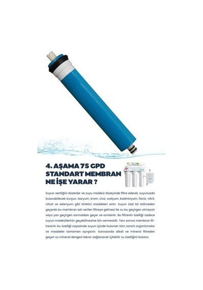 Aquabella Su Arıtma Filtresi İnline 12 İnc Kapalı Kasa Filtre Seti 9'lu