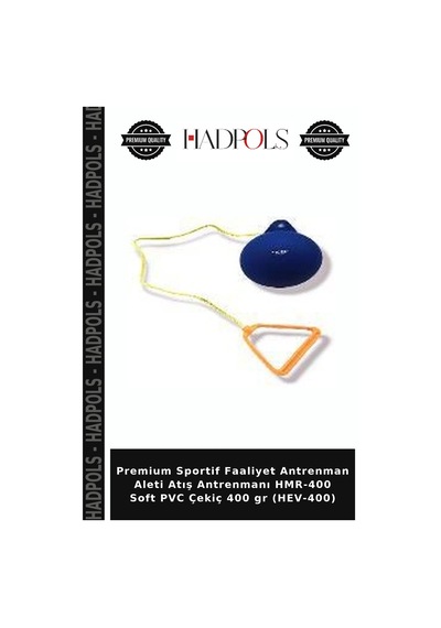 Premium Sportif Faaliyet Antrenman Aleti Atış Antrenmanı Hmr-400 Soft Pvc Çekiç 400 Gr Hev-400