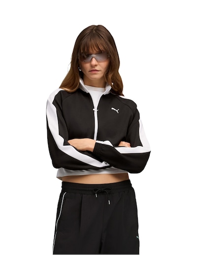 634556-01 Puma T7 Pique Cropped Jacket Kadın 634556-01 Siyah