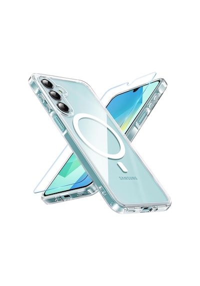 Samsung Galaxy Uyumlu A16 Şeffaf Magsafe Kılıf Mtl Safe
