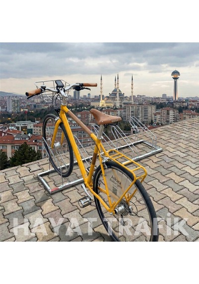 Bisiklet Park Yeri Beşli Galvaniz Eko, Park Demiri
