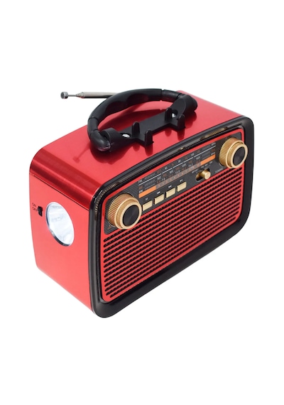 Kbroad KTF-1467  Fener Işıklı Şarjlı Nostalji Radyo Bluetooth Hoparlör
