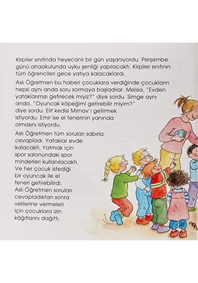 İlk Okuma Kitabım Elif Anaokulunda Yatıya Kalıyor
