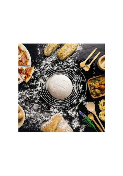 Makkam Home Hamur Matı 65x45, Siyah