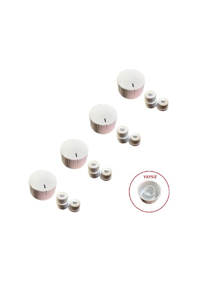 Lanova Düğme 4 Lü Takımı Ankastre Set Üstü Ocak Düğmesi - 551842201