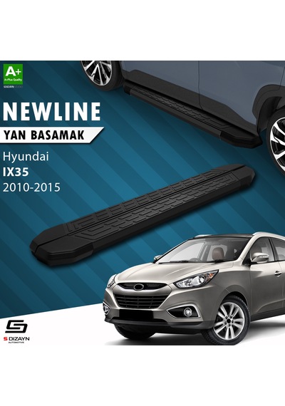 S-dizayn Hyundai Ix-35 Newline Siyah Yan Basamak 173 Cm 2010-2015 A+ Kalite