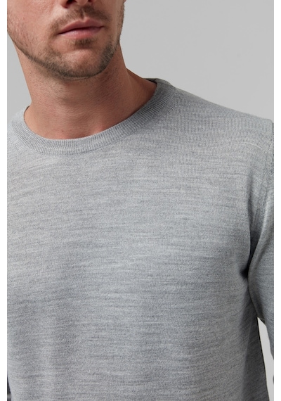 D's Damat Ds Damat Regular Fit Gri Düz Örgü Triko Kazak 1hf060632004m Gri