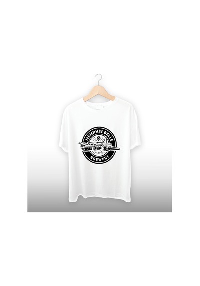 Memphis Belle Yazılı Unisex Tişört Beyaz