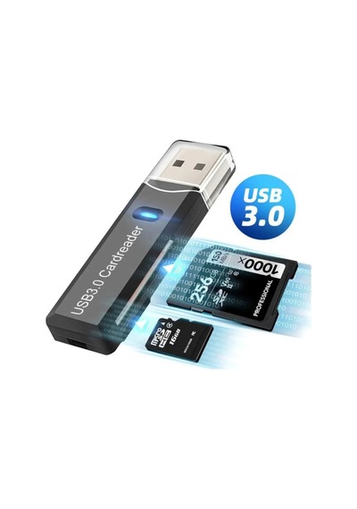 Büro Ev Ofis Cihazları İçin Usb2.0 Card Reader