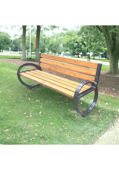 Dış Mekan Oturma Bankı, Alüminyum Döküm Park Bankı-317