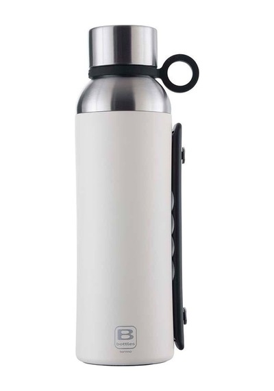 Bugatti Termo Taşıma Kulplu Paslanmaz Çelik Mat Beyaz Termos 1500ml