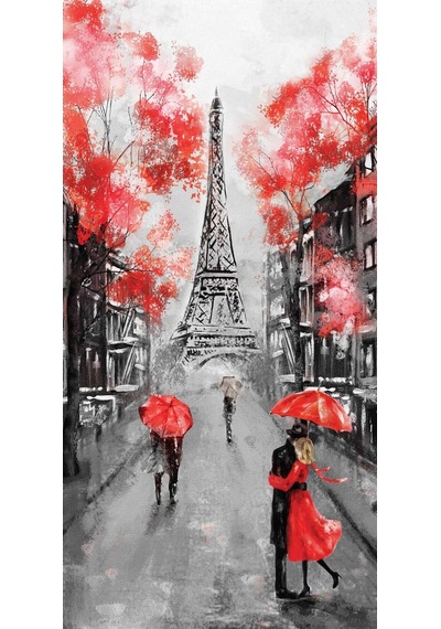 Kapı Giydirme Kapı Sticker Folyosu Parisyağlıboya