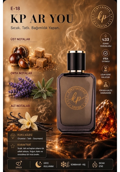 KP E-18 Erkek Parfüm EDP 50 ML