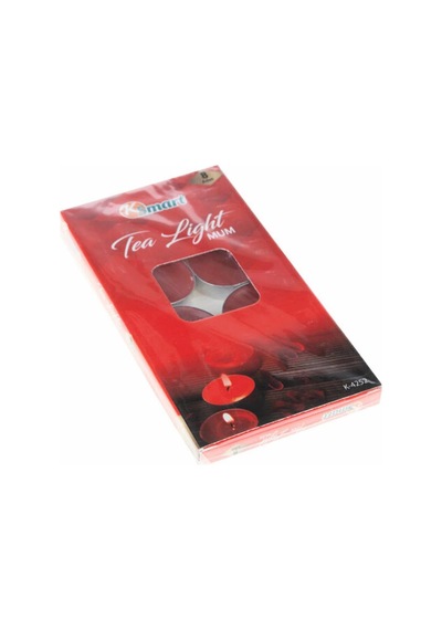 8'li Kırmızı Tea Light Mum Diğer