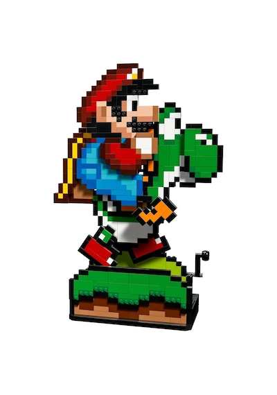 LEGO® Super Mario™ Super Mario World™: Mario ve Yoshi 71438 - Yetişkinler için Sergilenebilir Koleksiyonluk Yapım Seti (1215 Parça)