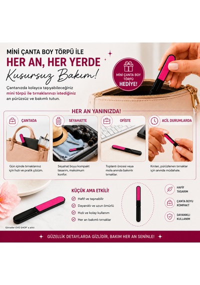 Çok Amaçlı Törpü 7in1 Cep Boy Törpü Hediyeli