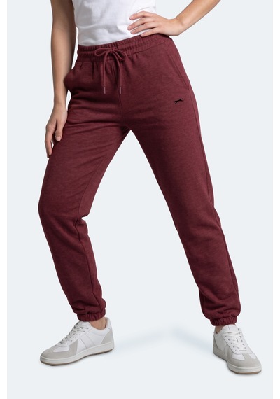 Slazenger Merya I Kadın Slim Fit Bordo Eşofman Altı