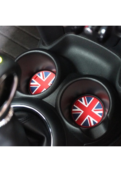 Mini Cooper Araç Içi Bardak Altlığı Union Jk Gray Jk
