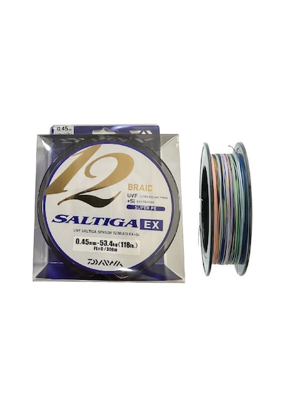 Daiwa Saltiga 12 Braid 300 M 0.45 MM Multicolor İp Misina