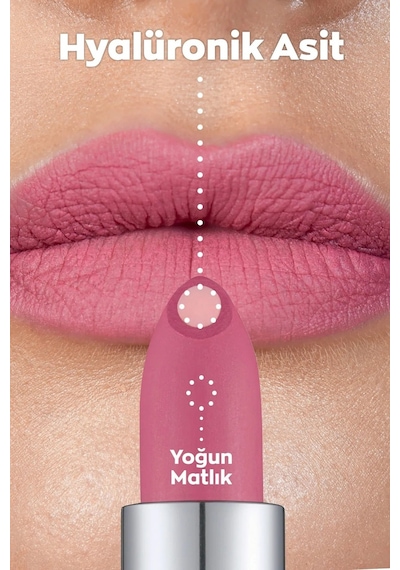 Avon Hydramatic Mauve + Nude + Pink Mat Ruj 3'lü