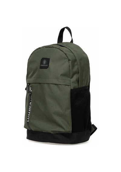 Lumberjack Olıver Sıyah Unisex Sırt Çantası Okul Çantası Laptop Bölmeli Haki - Haki