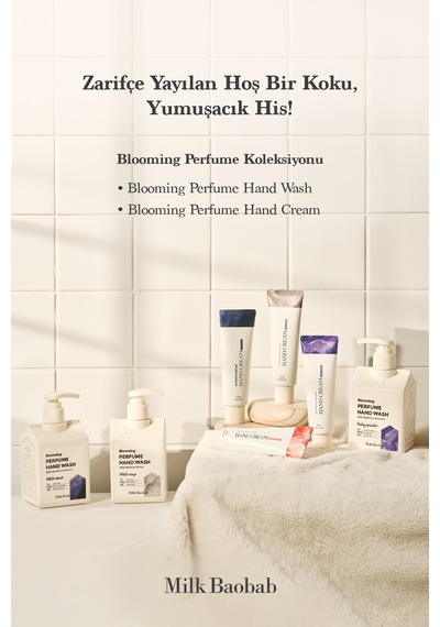 Yaşlanma Karşıtı Yumuşatıcı Parfümlü El Kremi Mılk Baobab Blooming Perfume Hand Cream White Musk
