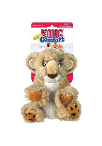 Kong Comfort Kiddos Aslan Şeklinde Peluş Köpek Oyuncağı L