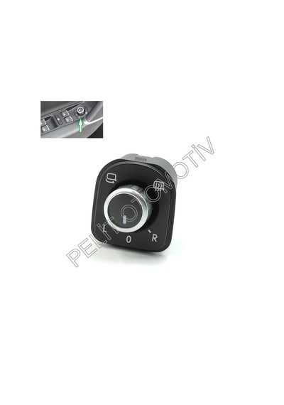Golf 2009-2013 Katlanabilir Ayna Ayar Düğmesi 5k0959565