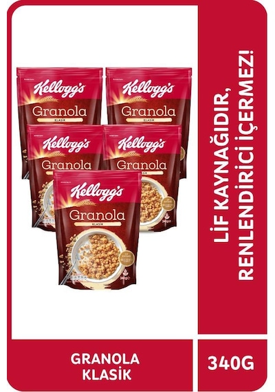 Kellogg's Granola Klasik 5 x 340 G