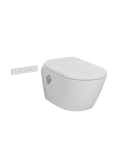VitrA V-care 7234b003-6222 Akıllı Tuvalet, Temassız, Beyaz Beyaz