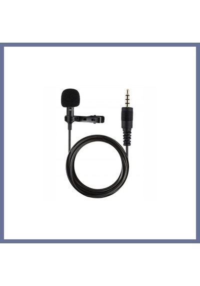 Bezos 3.5mm Jak 1.5 Metre Double Mikrofon - Siyah Dlra