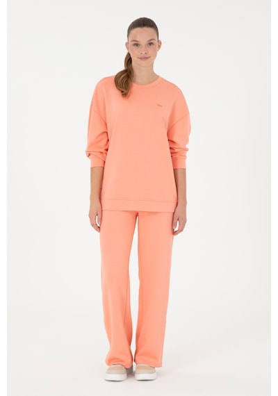 U.S. Polo Assn. Kadın Somon Loose Fit Eşofman Altı 50297368-VR047
