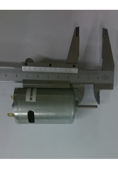 24V Dc 7500Rpm Uzun Milli Motor 37 MM Çap