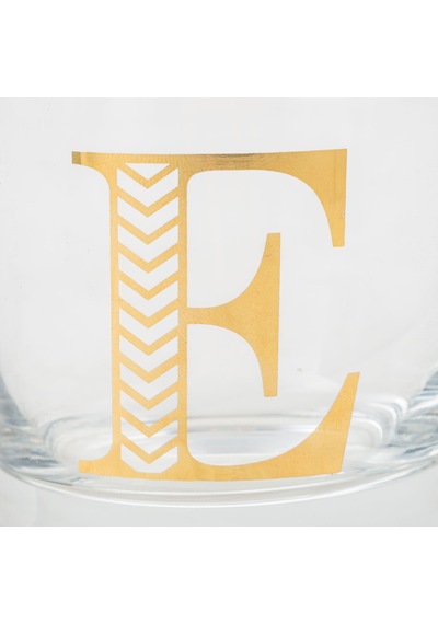 Mudo Home Monogram Bardak - E 300ml Çok Renkli