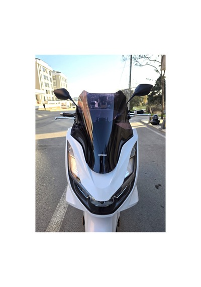 Motocam Honda Pcx Ön Cam 2021-2024 Model 47cm Siyah Renkli 4mm Sportif