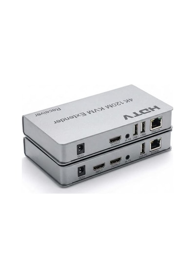 Enkado Ekd-he120kvm 4k 120 Metre Hdmı Usb Kvm Extender